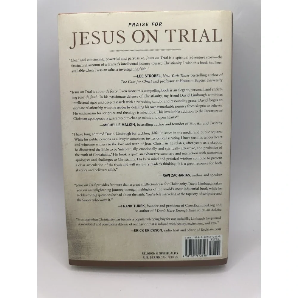 Jesus on Trial: A Lawyer Affirms the Truth of the Gospel by Limbaugh, David‎